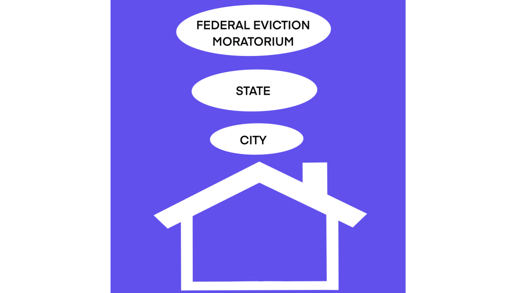 Federal Eviction Moratorium, state and city