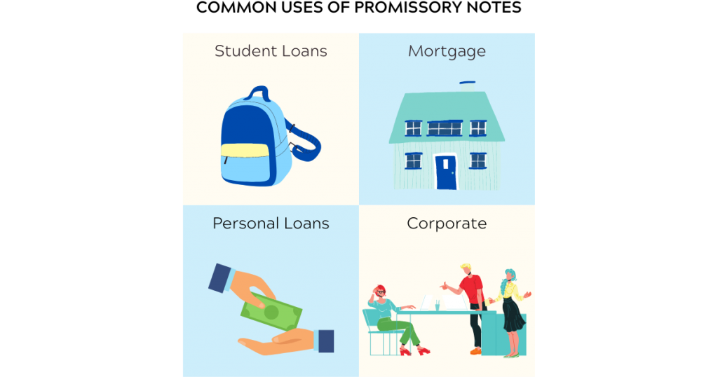 Common uses of promissory notes 